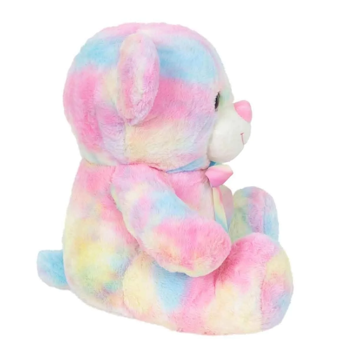 4771 Gökkuşağı Renkli Peluş Ayı 45 cm -Sunman görsel 3