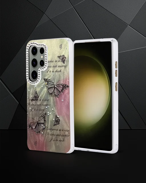 Samsung Galaxy S25 Ultra Kılıf Blade Aynalı Desenli Kapak - Desen 6
