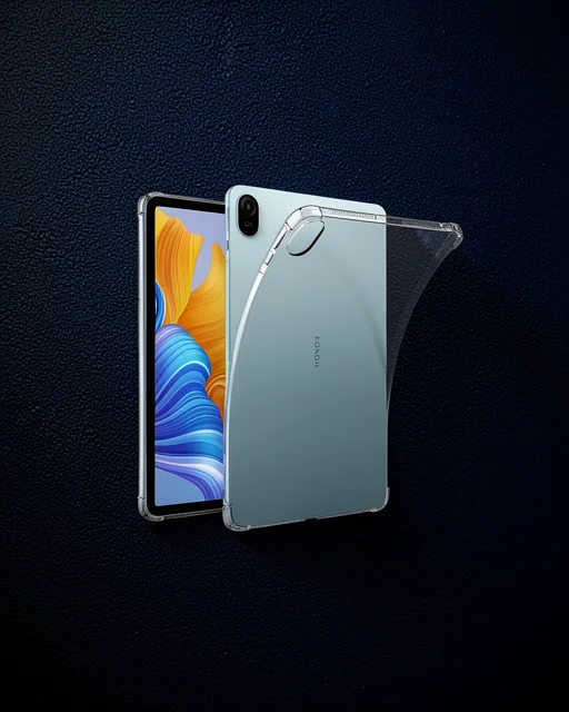Huawei Honor Pad 8 12 Kılıf Anti Shock Tablet Silikon - Şeffaf