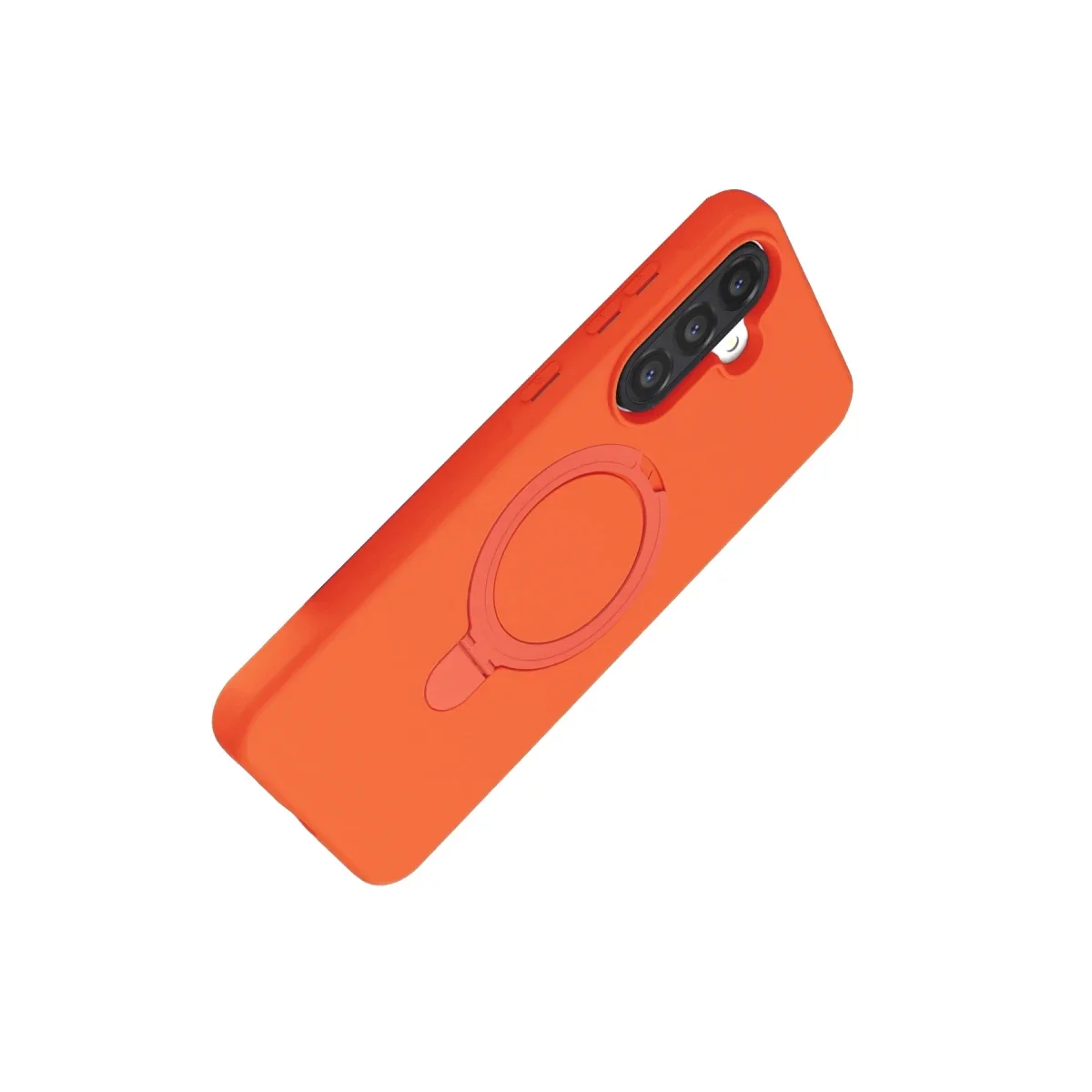 Samsung Galaxy A36 Regal Magsafe Standlı Kapak - Turuncu görsel 4