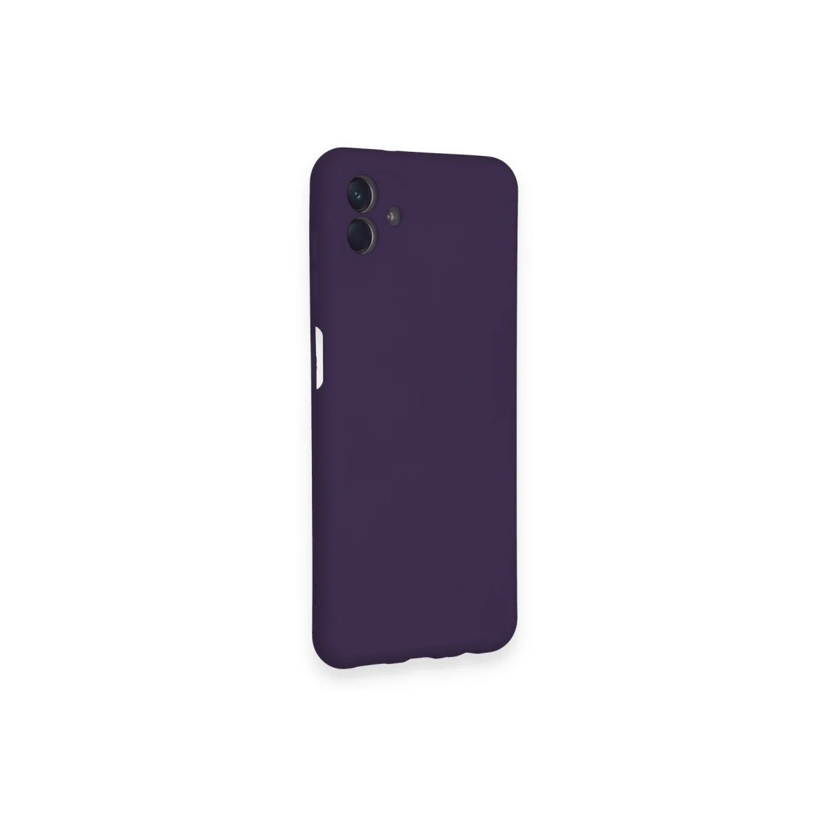 Samsung Galaxy A04 Kılıf Nano İçi Kadife Silikon - Mor görsel 2