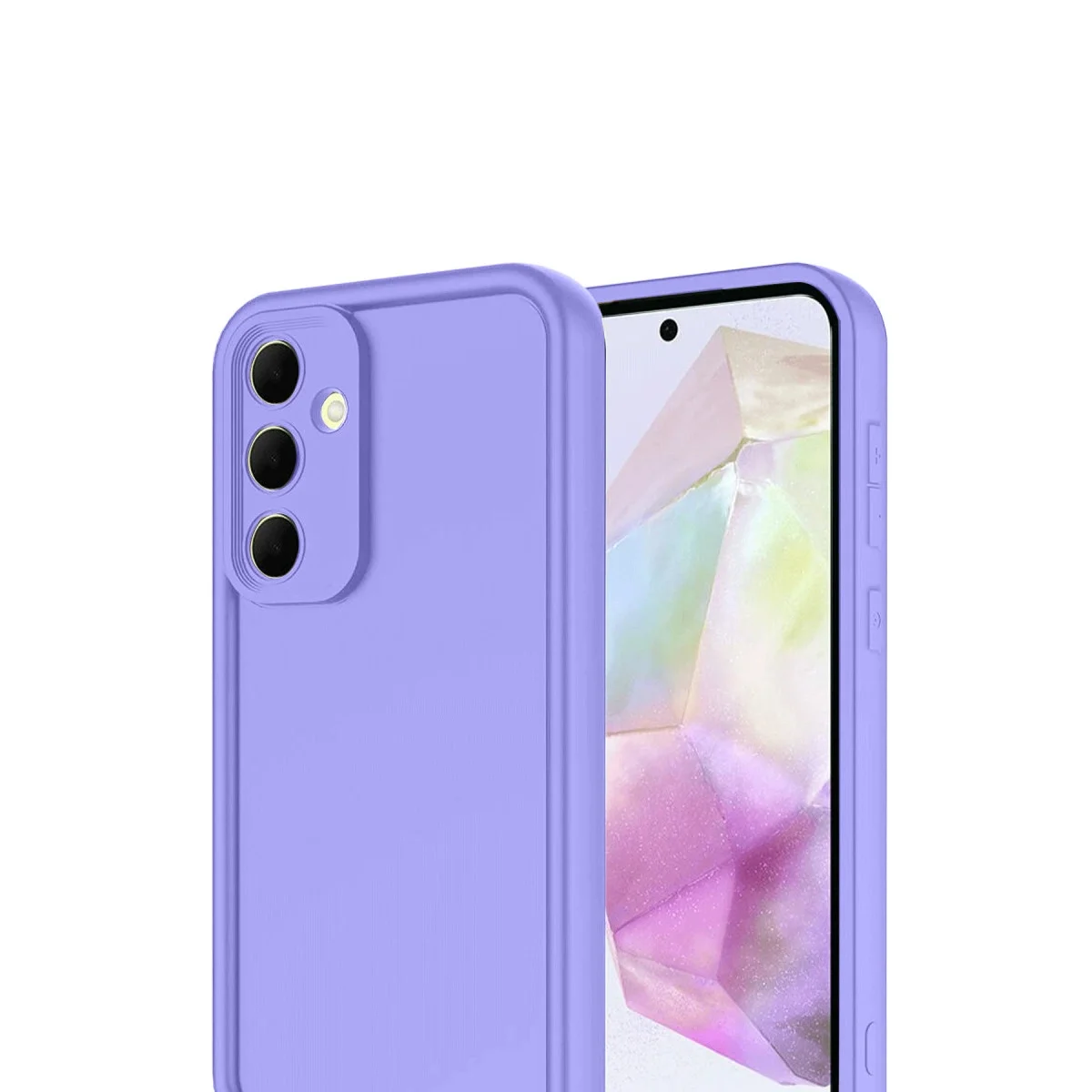 Samsung Galaxy A17 5g Viera Silikon - Lila görsel 2