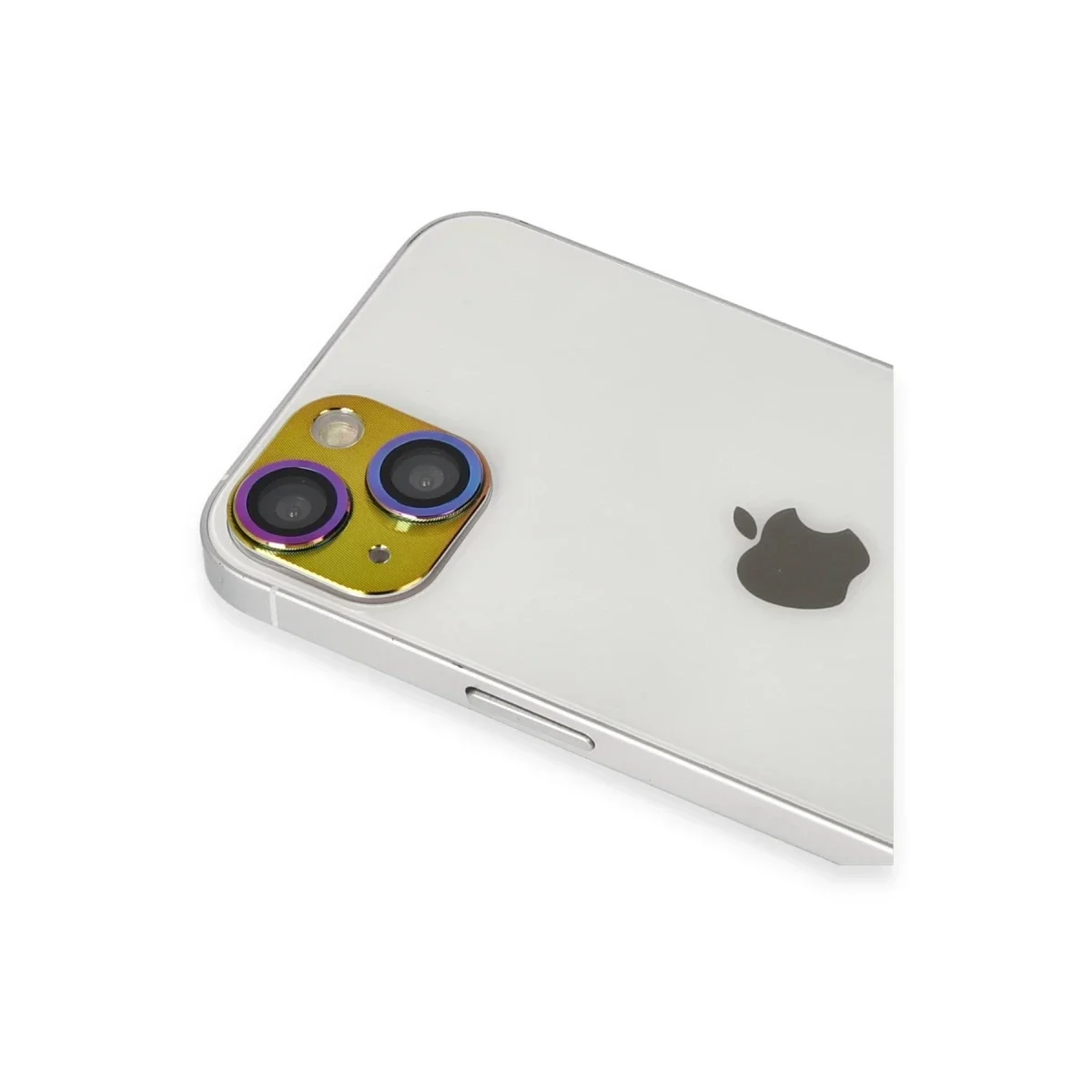 Apple iPhone 13 Pers Alüminyum Kamera Lens - Rainbow görsel 3