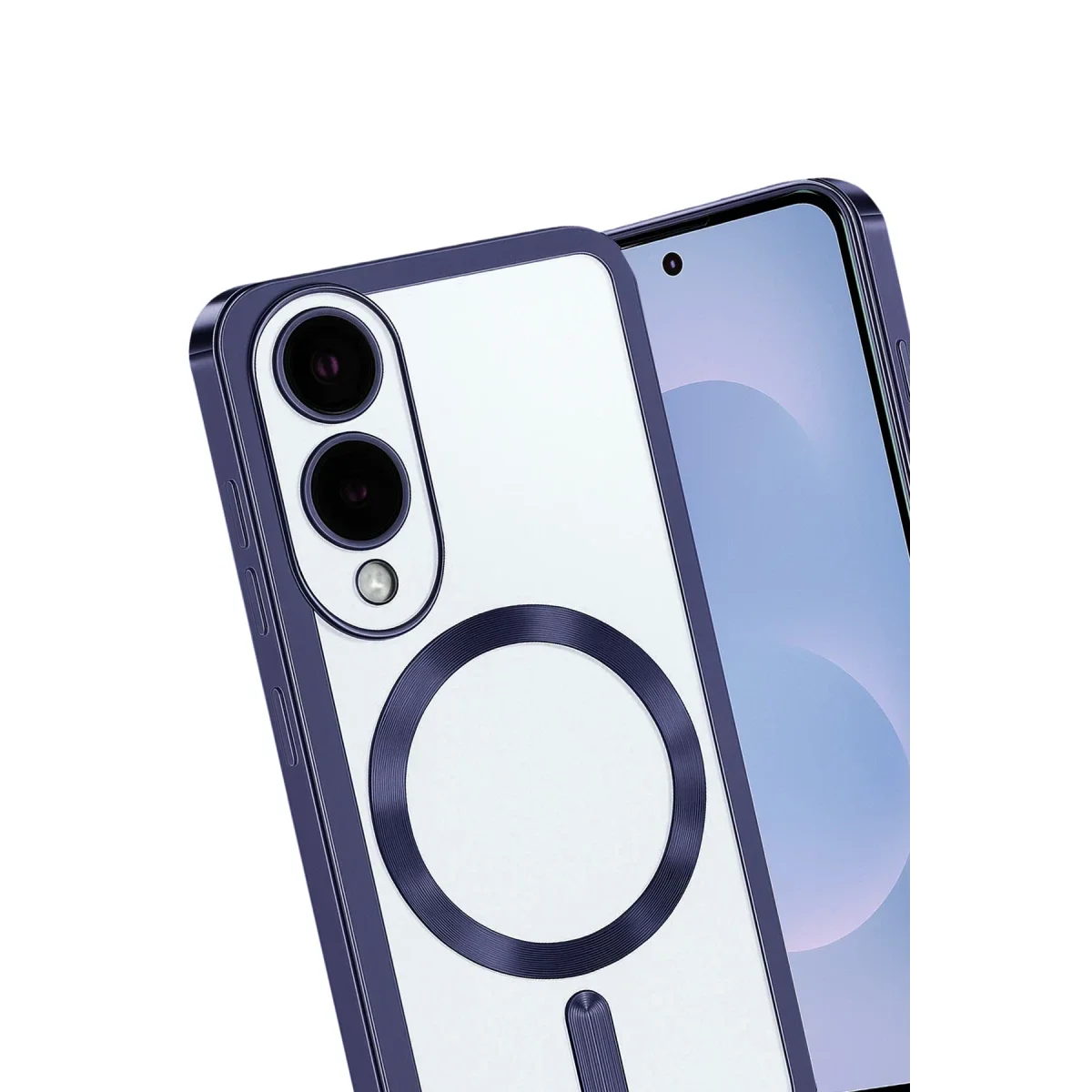 Samsung Galaxy S25 Edge Kross Magneticsafe Kapak - Lacivert görsel 3