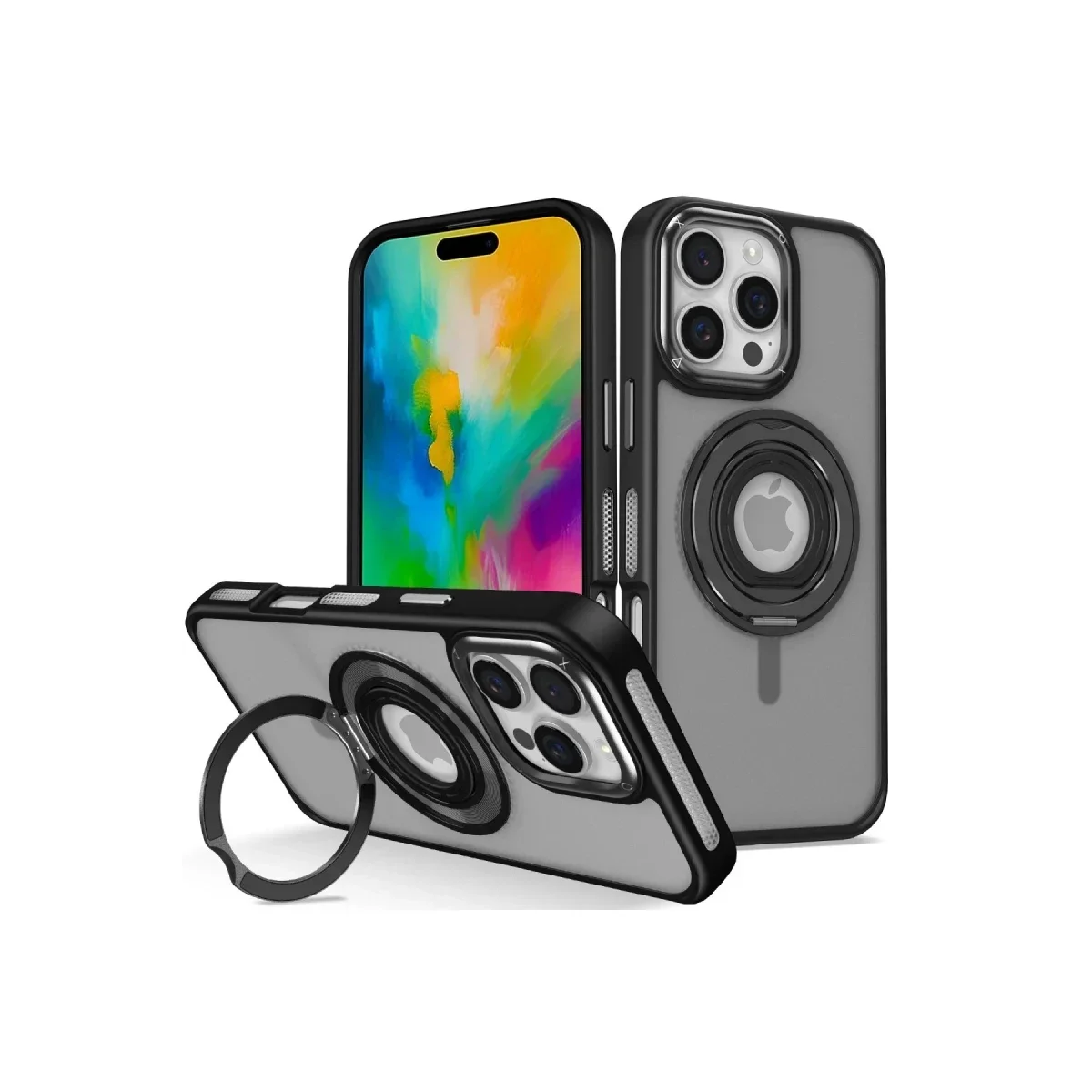 Joko Apple iPhone 16 Pro Max Banza Magsafe Standlı Kapak - Siyah