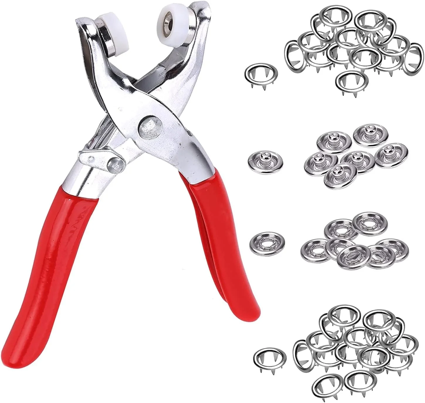 Metal Çıtçıtlı Düğme Pensesi Ve Düğmesi (25 Set) görsel 3