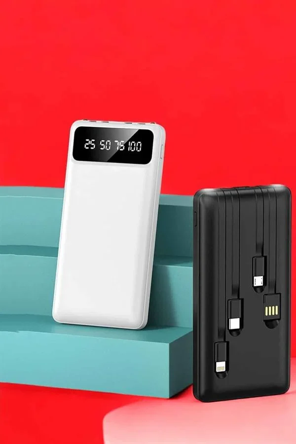 Powerbank 20.000 Mah LCD Ekran USB Lightning Type-C Uyumlu İOS ve Android görsel 4