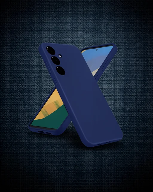 Samsung Galaxy A36 Kılıf Nano İçi Kadife Silikon - Lacivert