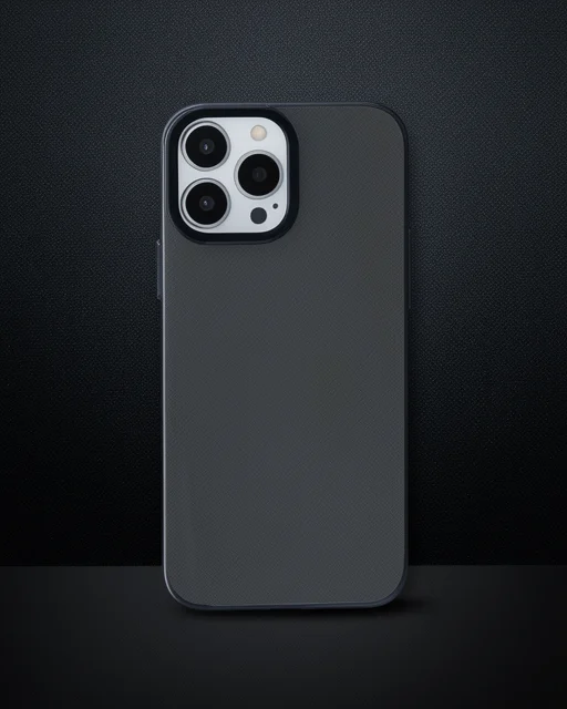 Apple İphone 13 Pro Max Kılıf Anka Pc Sert Metal Kapak - Siyah
