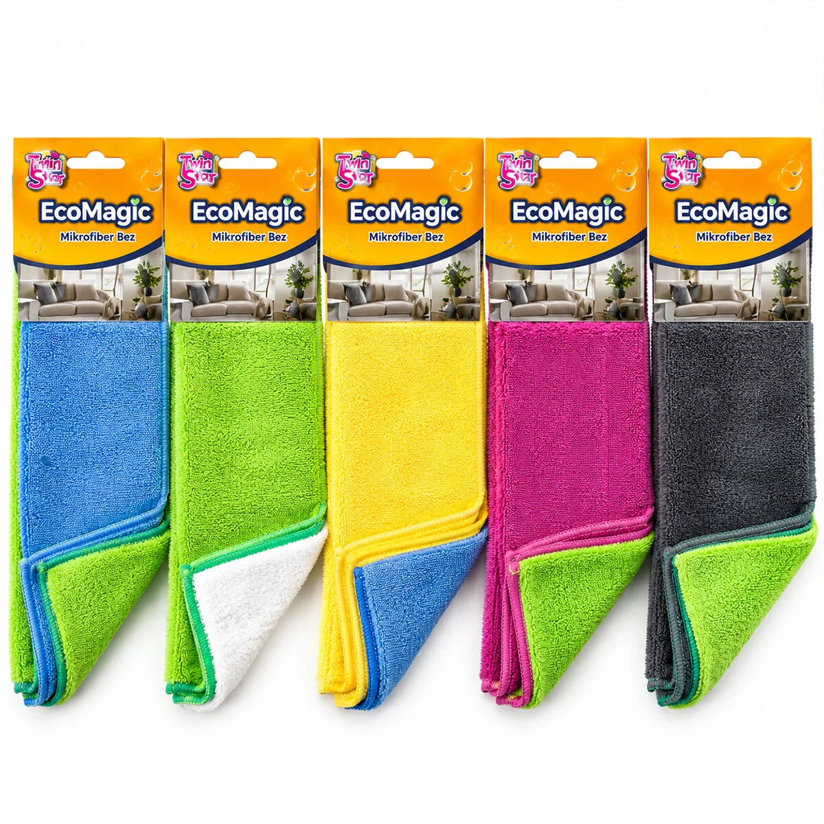 20 Adet 2PCS 50GR Mikrofiber Temizlik Bez