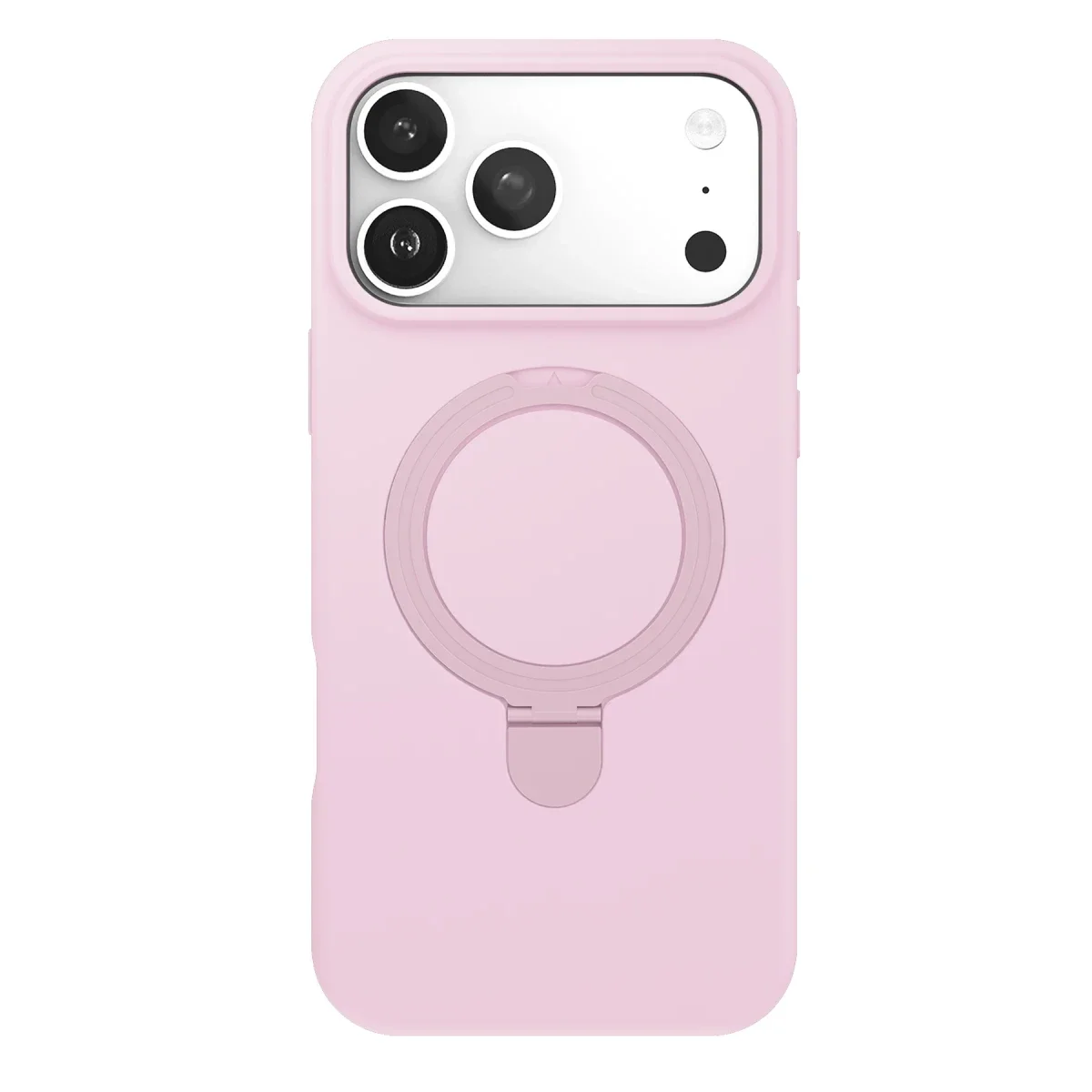 Apple iPhone 17 Pro Regal Magsafe Standlı Kapak - Açık Pembe görsel 2