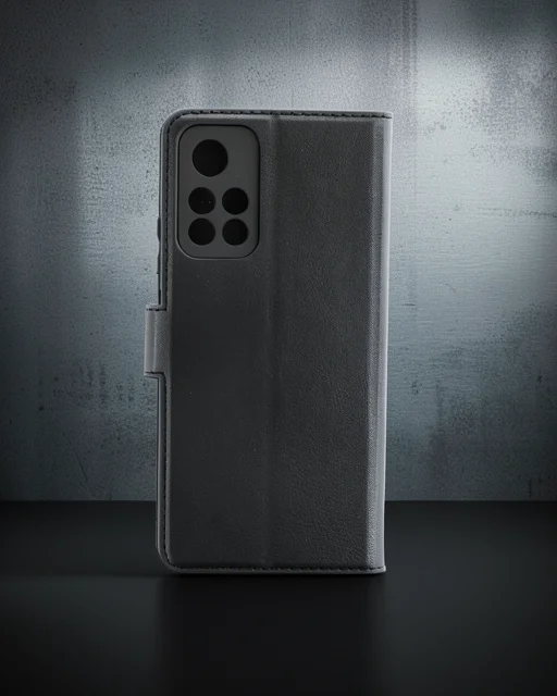 Xiaomi Redmi Note 11t Kılıf Trend S Plus Kapaklı Kılıf - Siyah