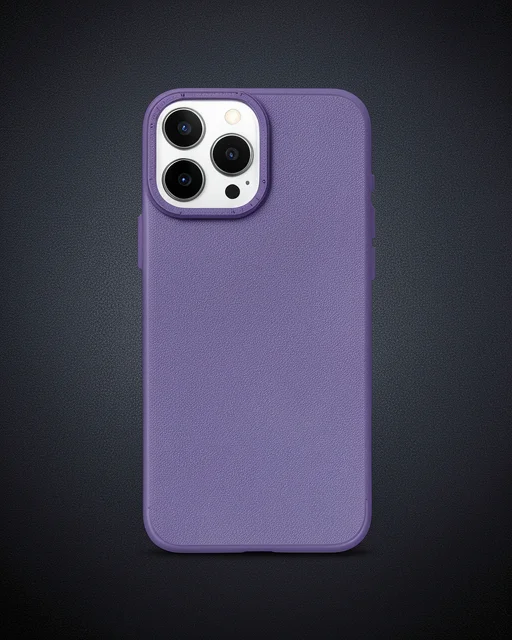 Apple İphone 15 Pro Max Kılıf Modos Metal Kapak - Derin Mor