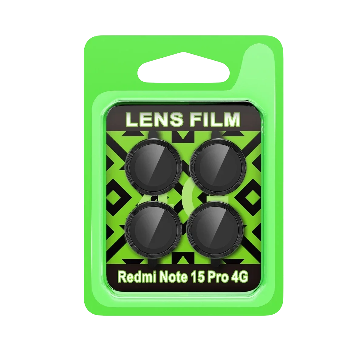 Xiao Red Note 15 Pro 4G Raze Metal Kamera Lens - Siyah görsel 3