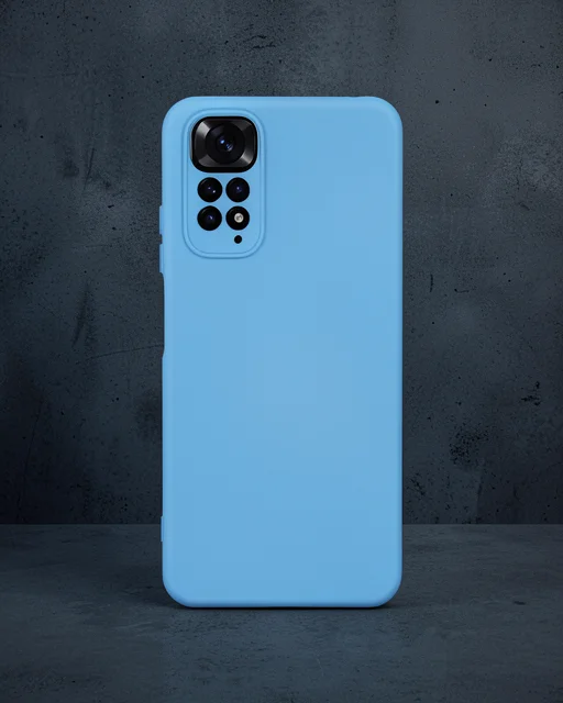 Xiaomi Redmi Note 11 Kılıf Nano İçi Kadife Silikon - Mavi