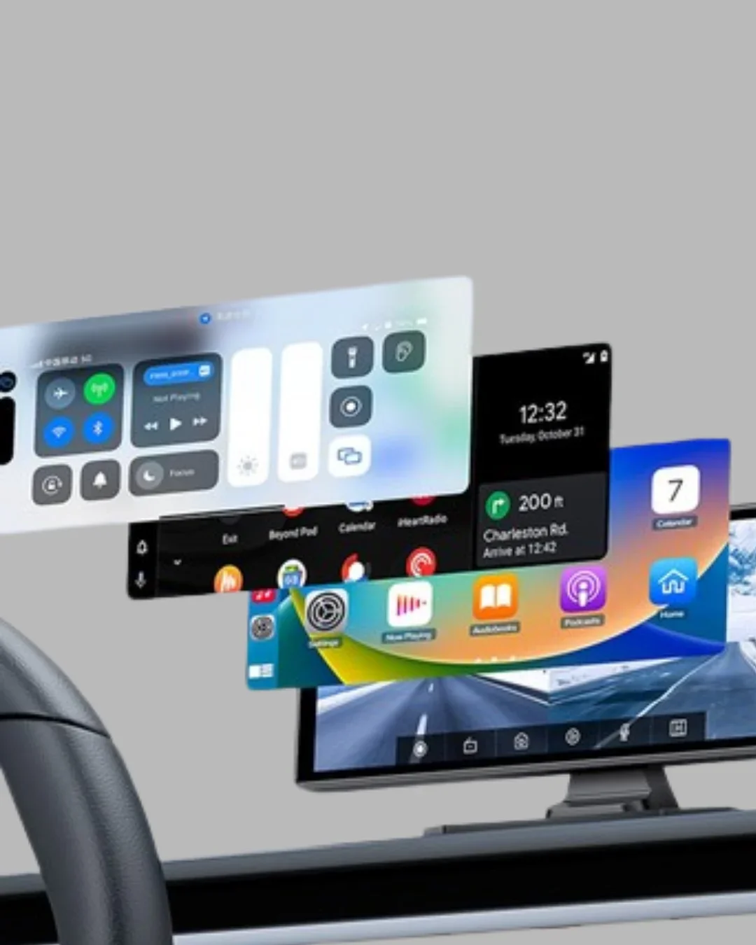 Fiat Egea, Linea, Doblo, Peugeot, Citroen C3, C4, Opel Astra, Corsa, Insignia Uyumlu 10.26” IPS Dokunmatik CarPlay Multimedya – 4K Ekran görsel 5