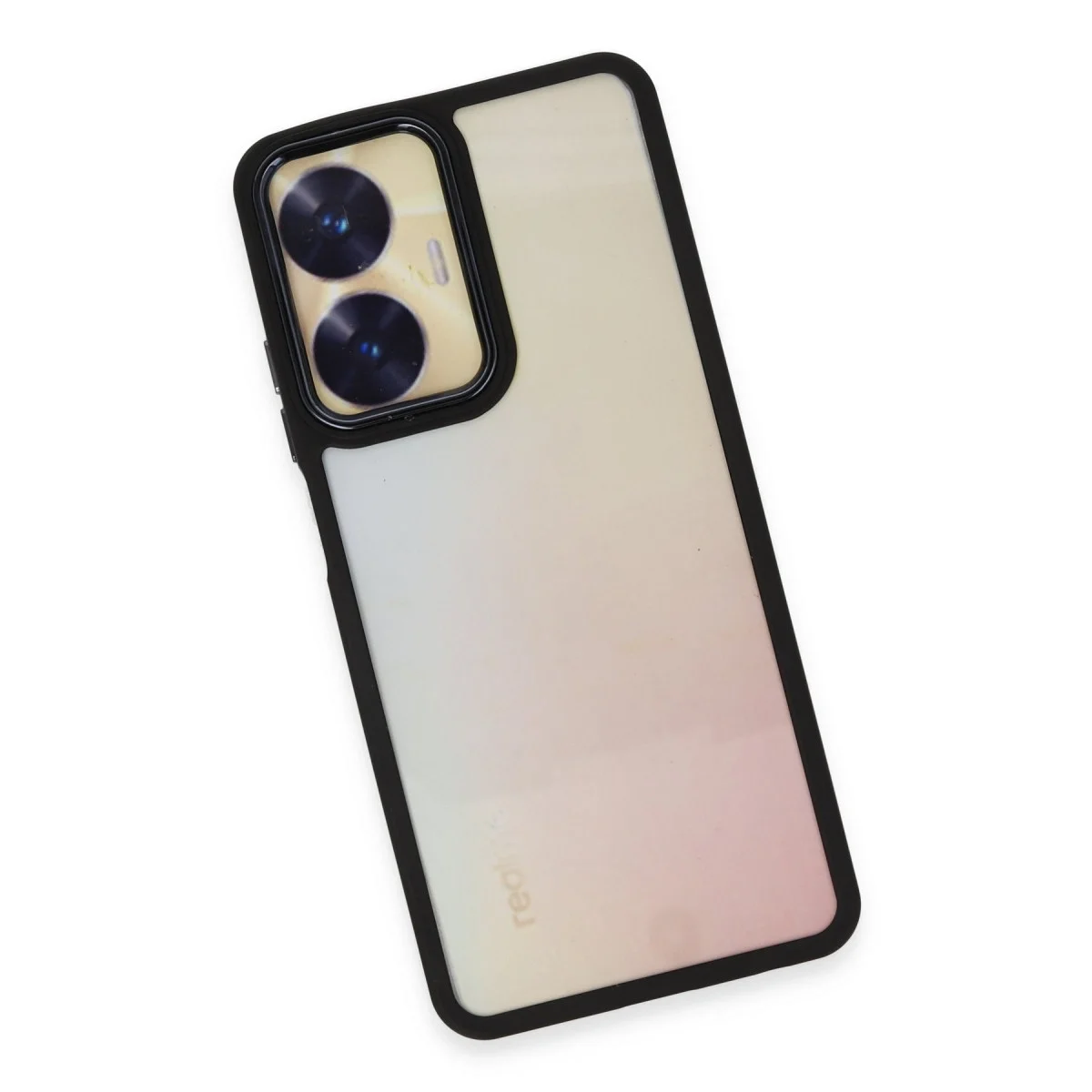 Realme C55 Kılıf Dora Kapak - Siyah görsel 4