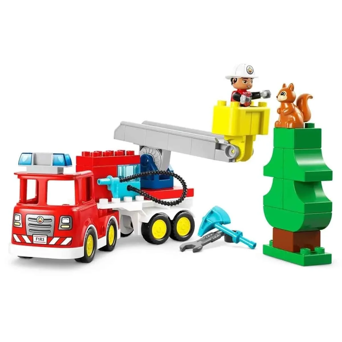 10473 Lego Duplo Hortumlu İtfaiye Aracı ve İtfaiyeci 28 parça +2 yaş görsel 2