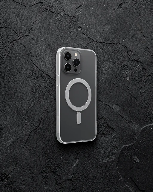 Apple İphone 14 Pro Kılıf Matte Şeffaf Magneticsafe - Şeffaf