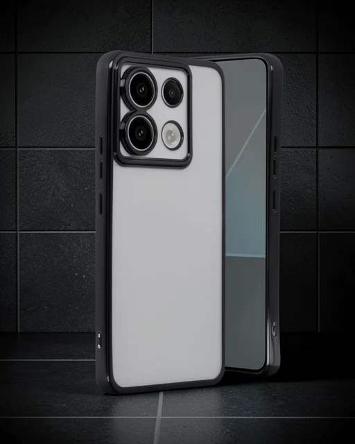 Xiaomi Poco X6 Kılıf Razer Lensli Silikon - Siyah