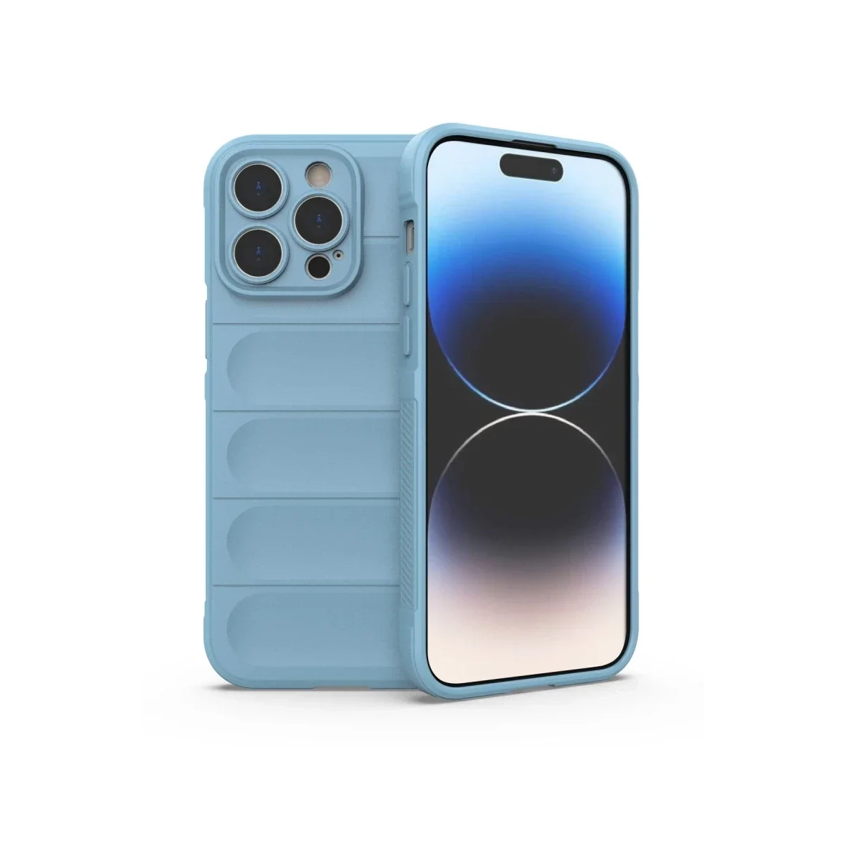 Apple iPhone 14 Pro Kılıf Optimum Silikon - Sky Blue