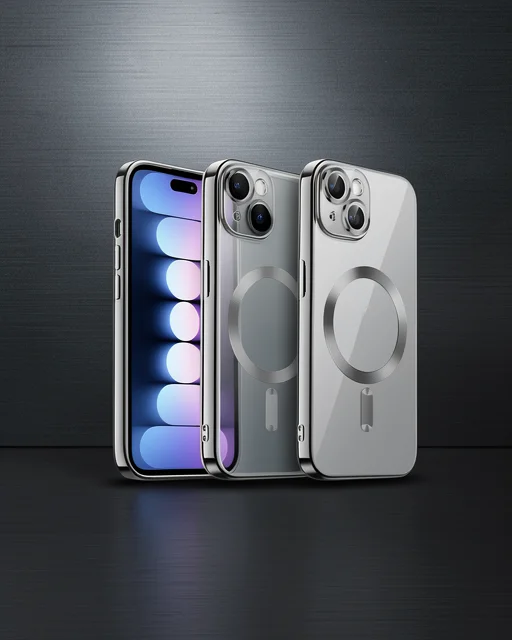 Apple İphone 15 Kılıf Kross Magneticsafe Kapak - Titan Gri