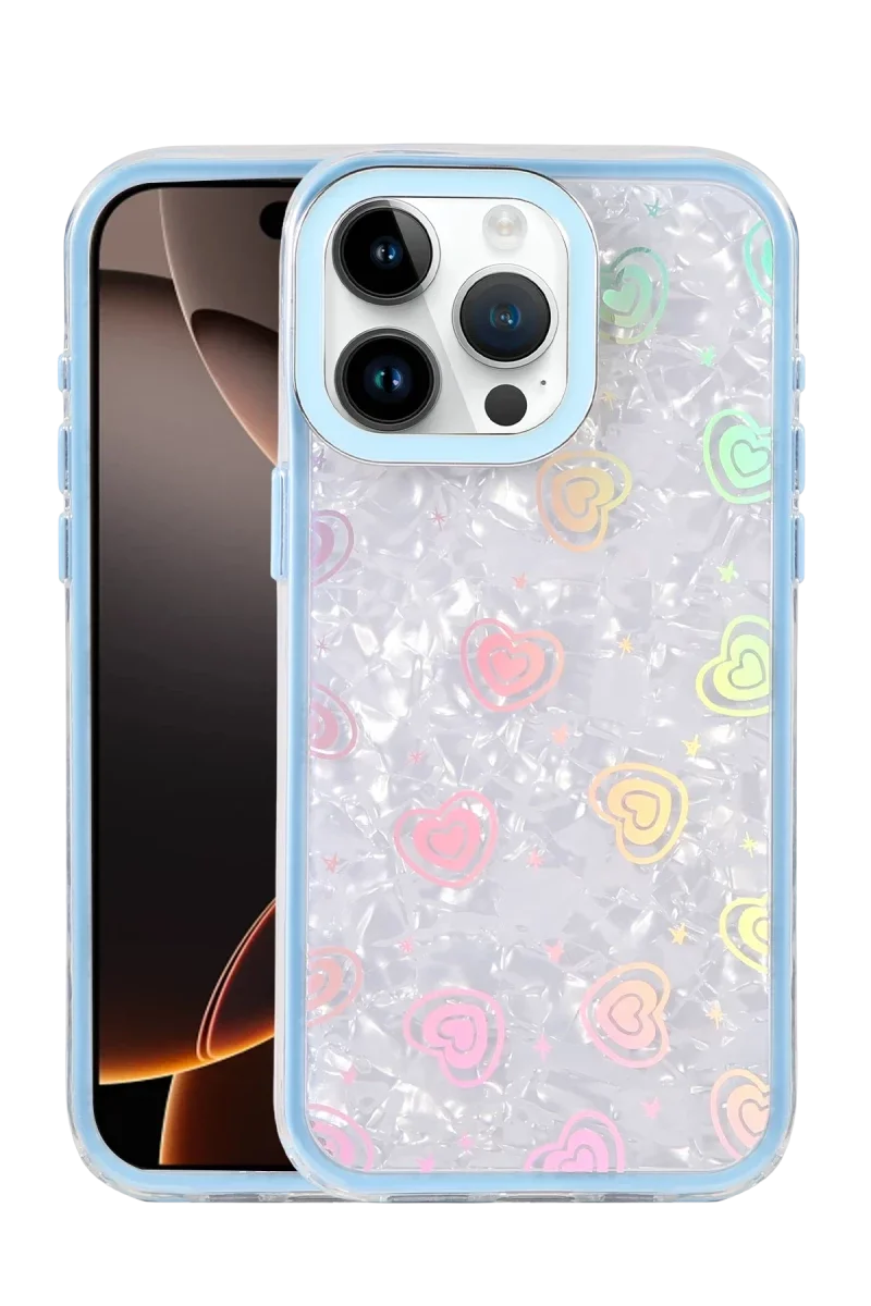 Apple iPhone 14 Pro Max Lu Desenli Kapak - Mavi
