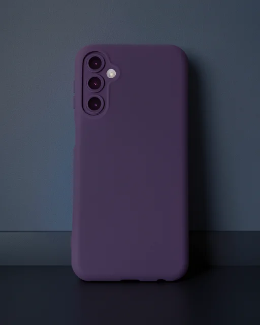 Samsung Galaxy M14 5g Kılıf Nano İçi Kadife Silikon - Mor