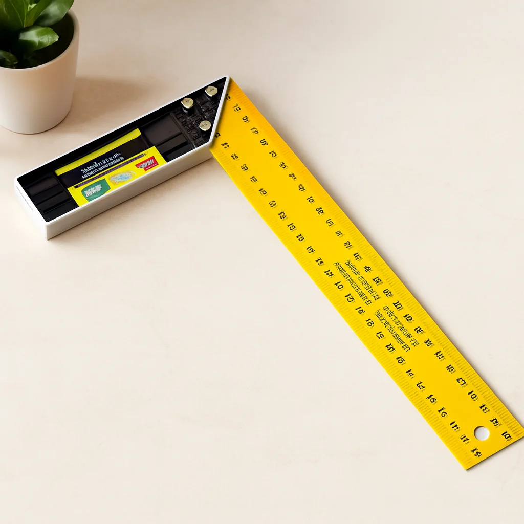 40 cm Metal Masa Gönyesi - Sarı