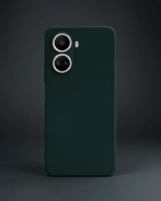 Huawei Nova 10 Se Kılıf First Silikon - Koyu Yeşil