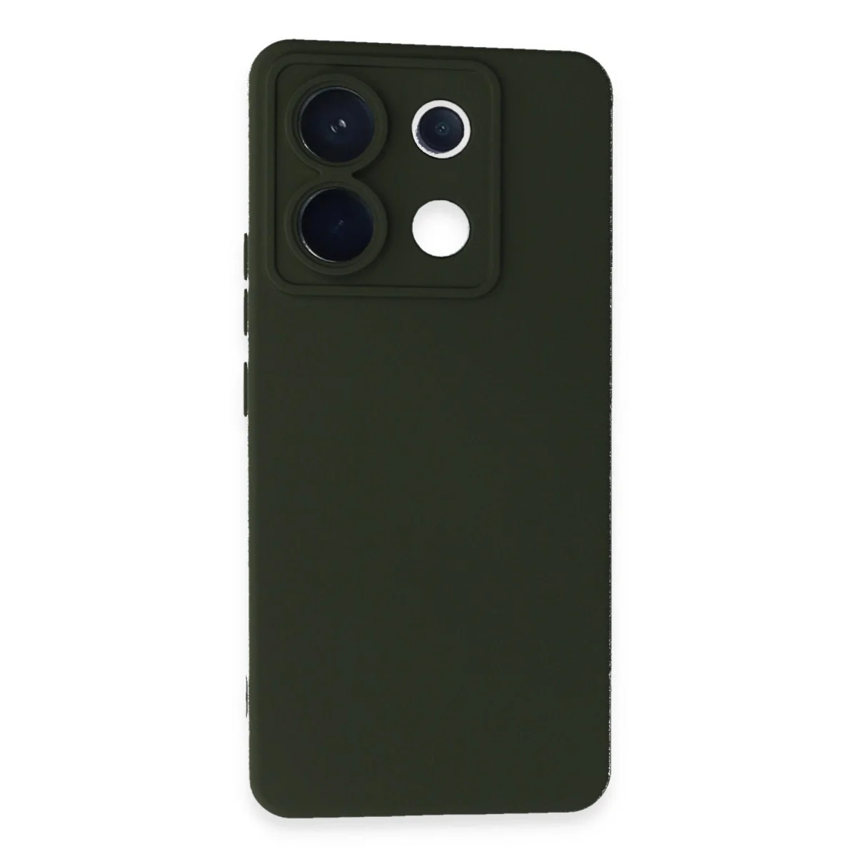 Xiaomi Redmi Note 13 Pro 5g Kılıf Nano İçi Kadife Silikon - Koyu Yeşil