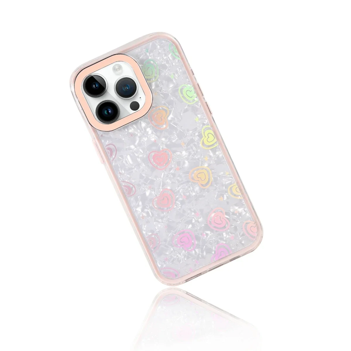 Apple iPhone 14 Lumi Desenli Kapak - Pembe görsel 4