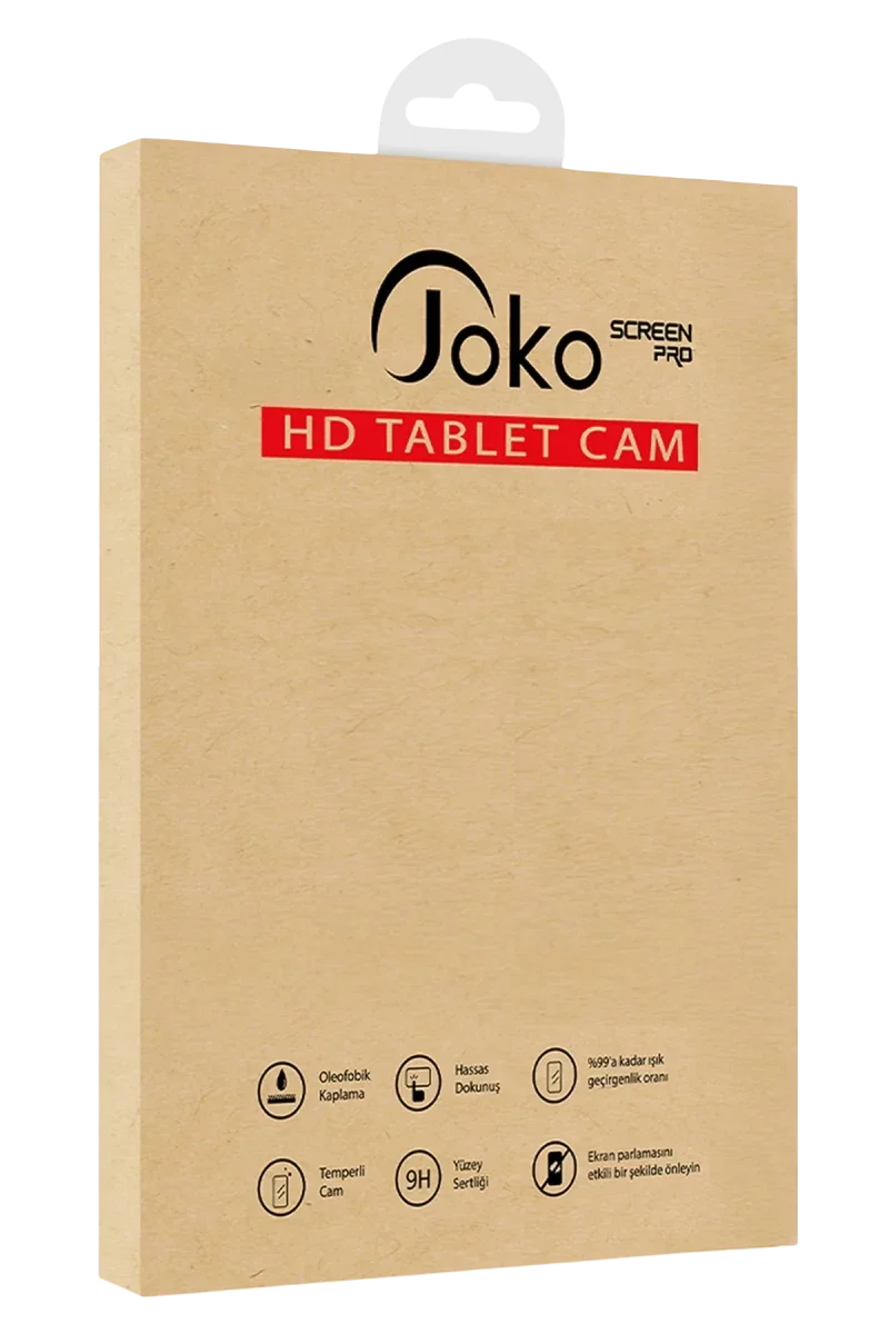 Joko Apple iPad ni 6 HD Tablet Cam Ekran Koruyucu - Şeffaf görsel 2