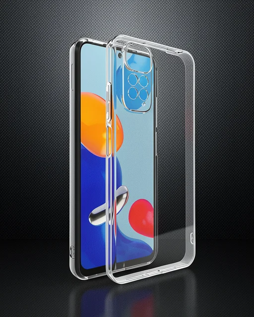 Xiaomi Redmi Note 11s Kılıf Lüx Şeffaf Silikon