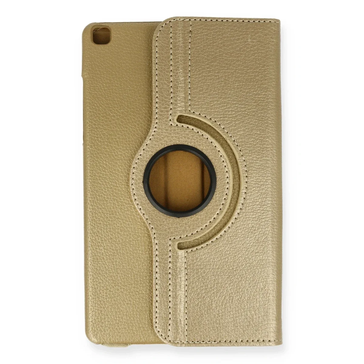 Samsung Galaxy T290 Tab A 8 Kılıf 360 Tablet Deri Kılıf - Gold görsel 2