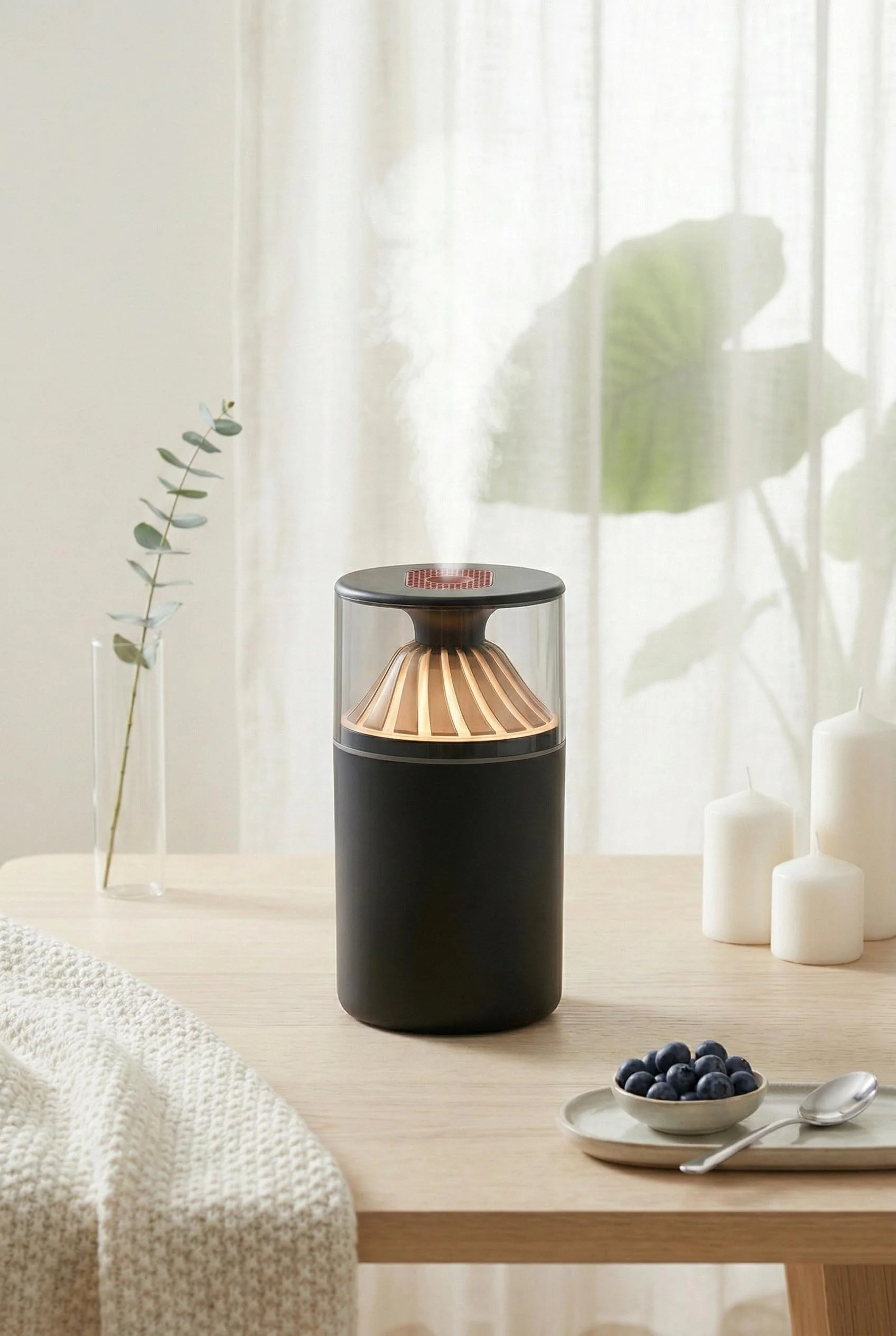 350 ml LED Işıklı Hava Nemlendirici & Modern Oda Kokusu Difüzörü görsel 3