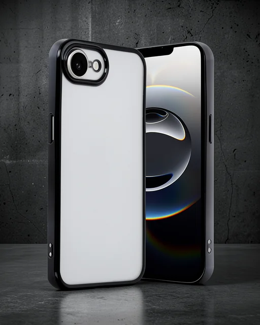 Apple İphone 16e Kılıf Razer Lensli Silikon - Siyah