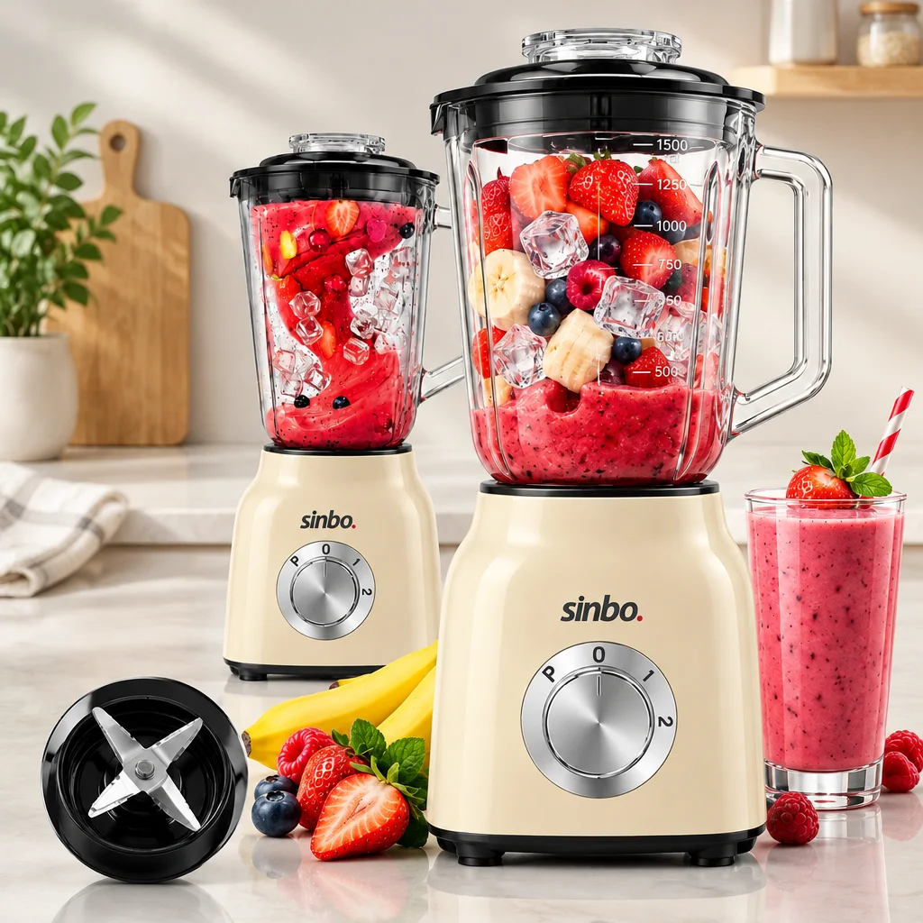 Turbo El Blender Seti (600W) - Doğrayıcı & Mikser & Blender