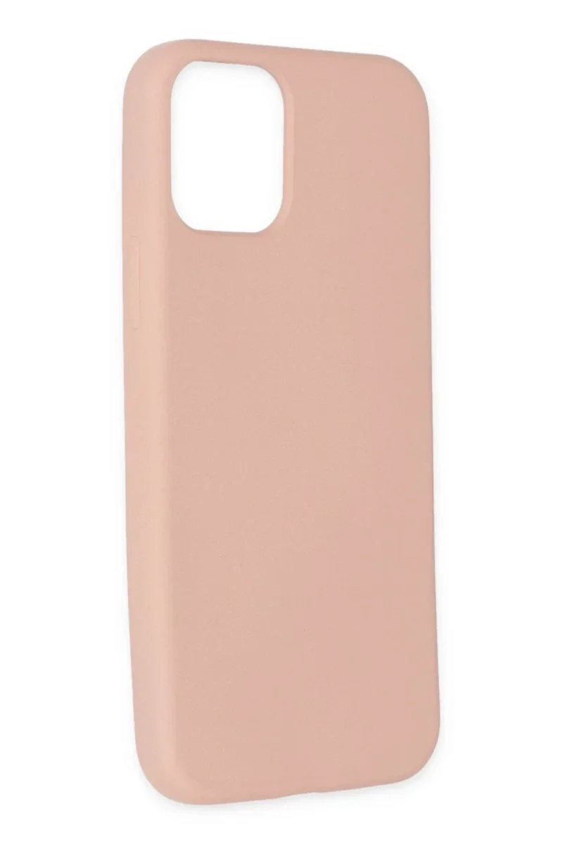 Apple iPhone 11 Pro Kılıf Nano içi Kadife Silikon - Pudra görsel 2