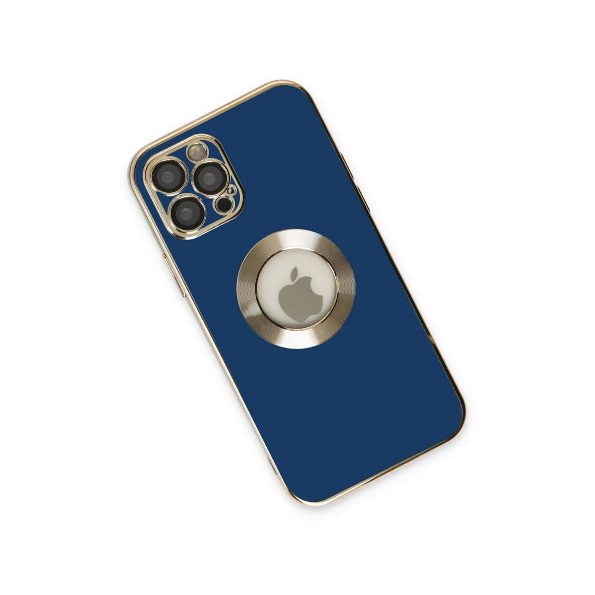 Apple İphone 12 Pro Max Kılıf Store Silikon - Mavi görsel 2