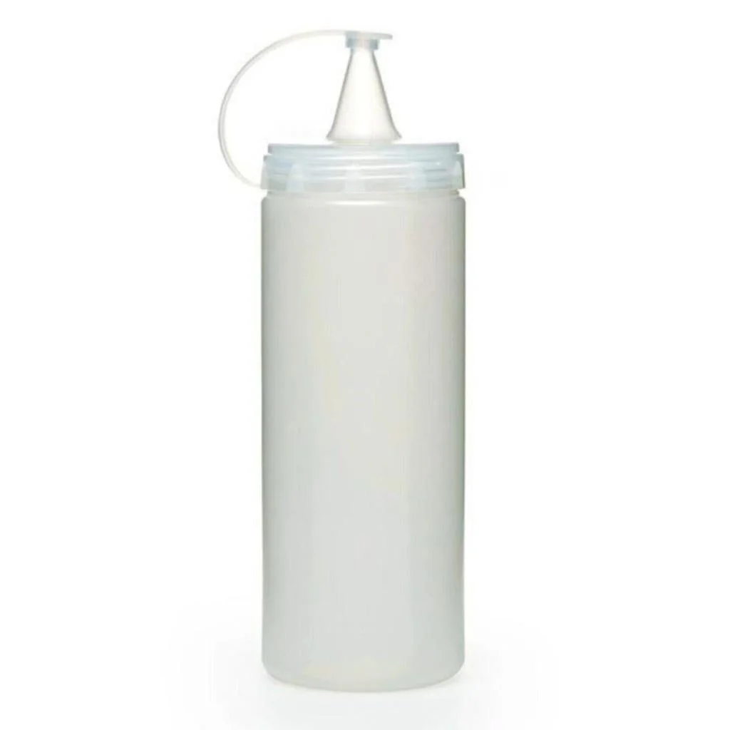 Şeffaf Kapaklı Sızdırmaz Yağlık Sosluk Şişesi Plastik Yağdanlık 400 ml AP-9028 (adet fiyatıdır) görsel 5