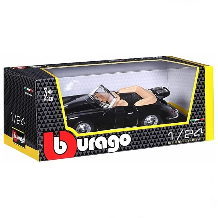 Bburago 1:24 Porsche 356B Cabriolet 1961 Model Araba görsel 4