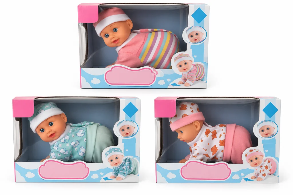 3327-12 EMEKLEYEN BEBEK OYUNCAK BEBEK (adet fiyatıdır)
