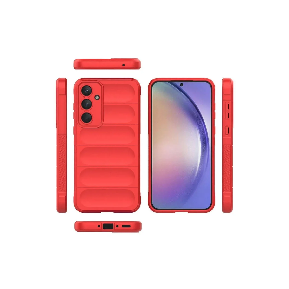 Samsung Galaxy A17 5g Optimum Silikon - Kırmızı görsel 3