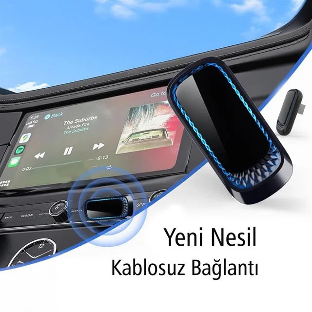 PM-24508 Wireless Kablosuz Apple İphone CarPlay Ekran Yansıtma (Versiyon 4.0) görsel 3
