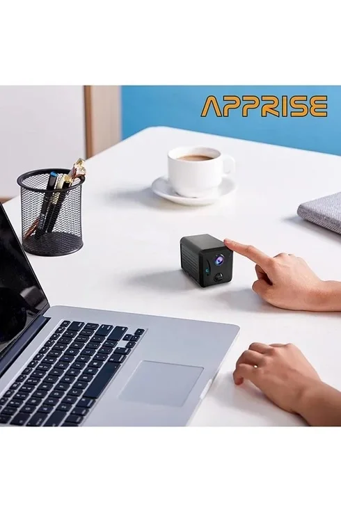 Mini Ip Kamera Sensörlü Algılamalı Sesli Konuşmalı 1080p Hd Wifi Kamera görsel 3