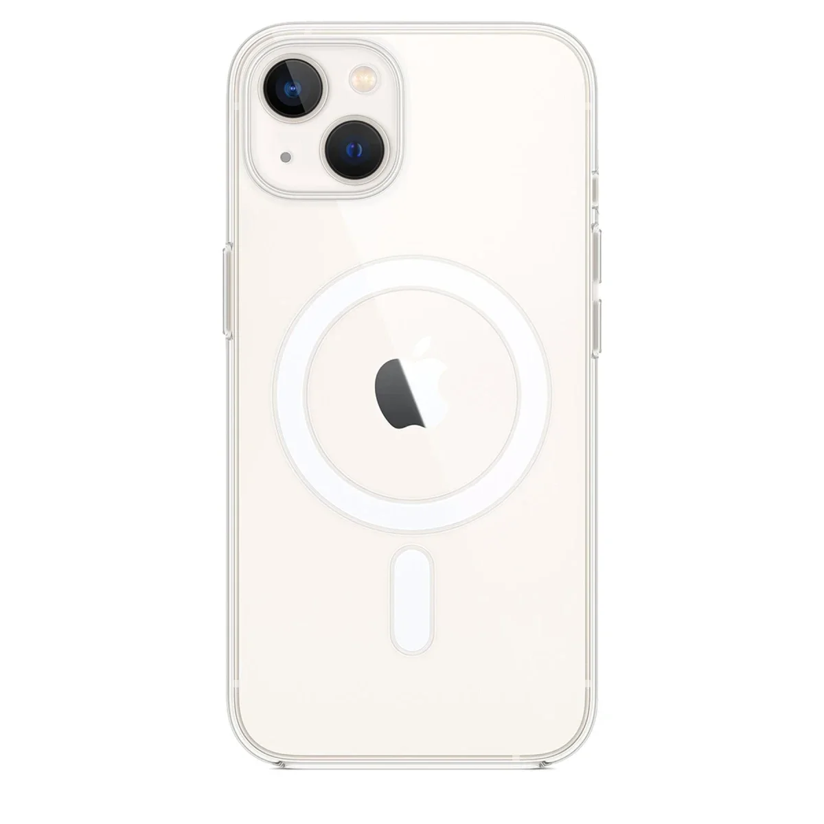 Apple iPhone 15 Plus Kılıf Magneticsafe Şeffaf Silikon - Şeffaf görsel 2