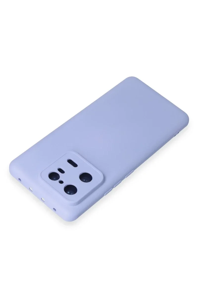 Xiao 13 Pro Kılıf Nano içi Kadife Silikon - Lila görsel 3