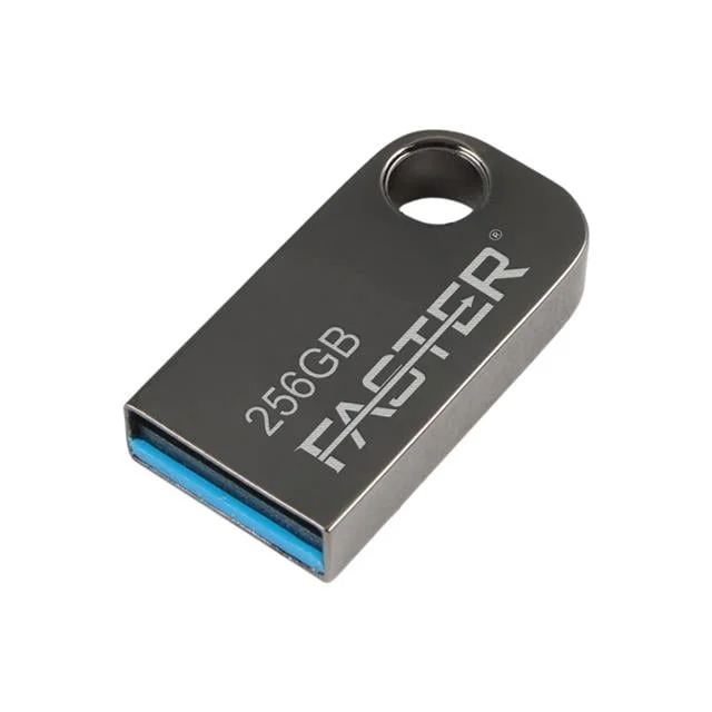 Faster 256 GB Serisi USB 3.0 Yüksek Hızlı Metal Flash Bellek görsel 5