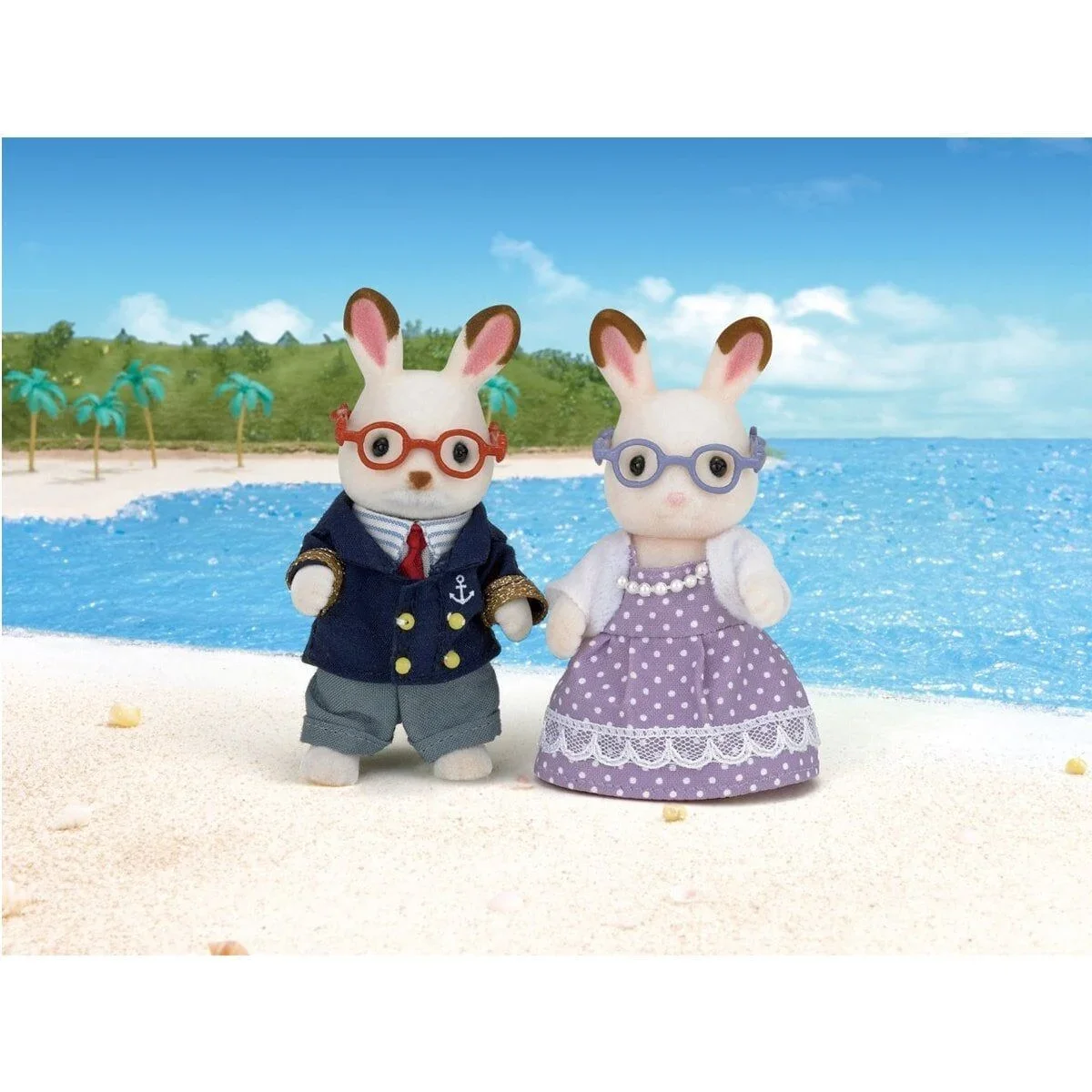 5190 Sylvanian Families, Çikolata Kulaklı Tavşan Anneanne ve Dede, +3 yaş görsel 3